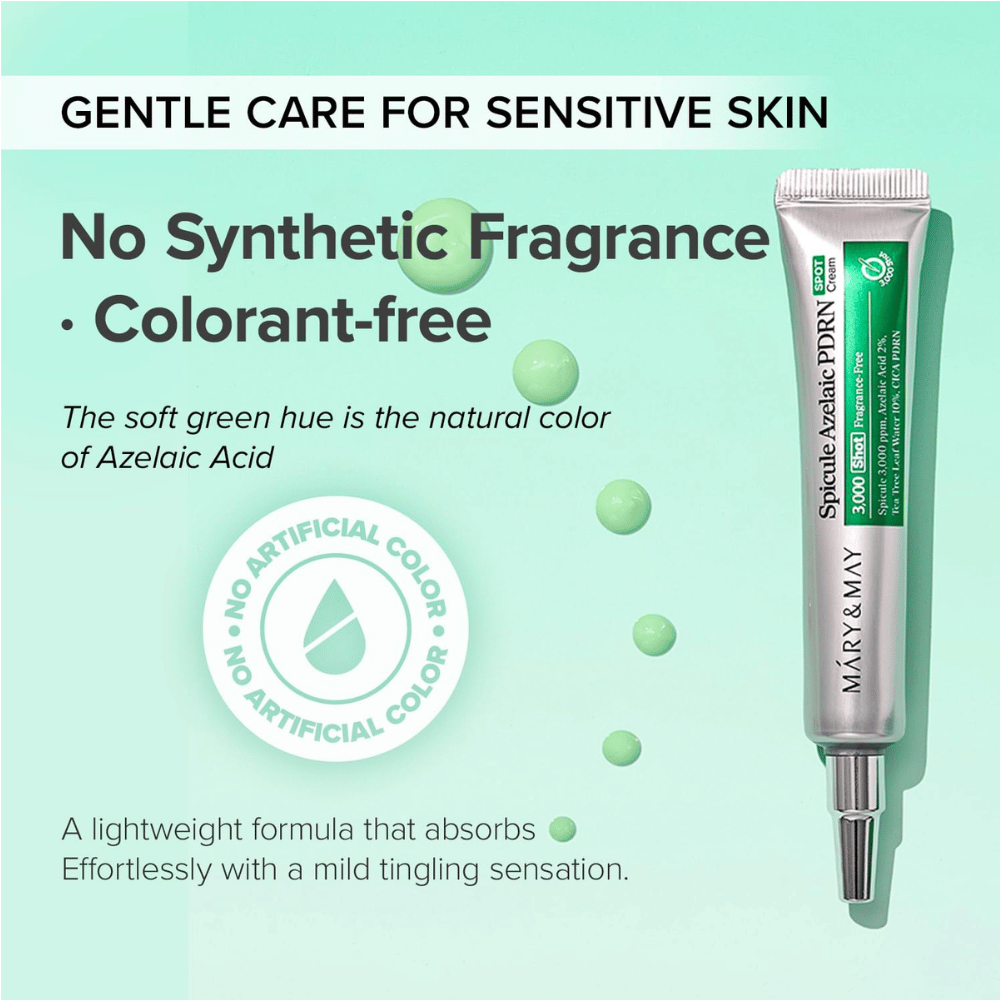 Mary&May Spicule Azelaic PDRN Spot Cream – crema localizzata senza profumo con acido azelaico