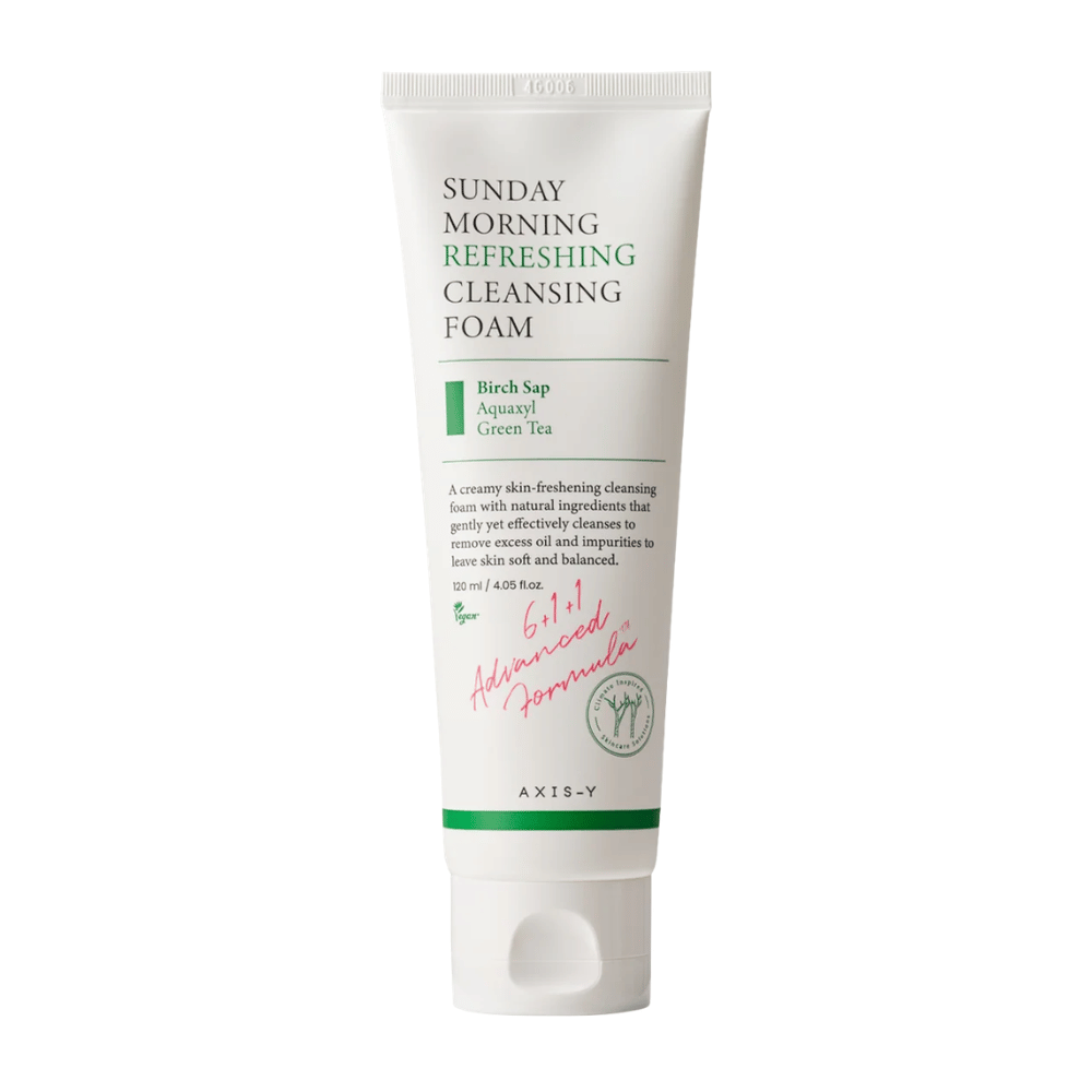 AXIS-Y Sunday Morning Refreshing Cleansing Foam 120 ml immagine del prodotto su sfondo bianco