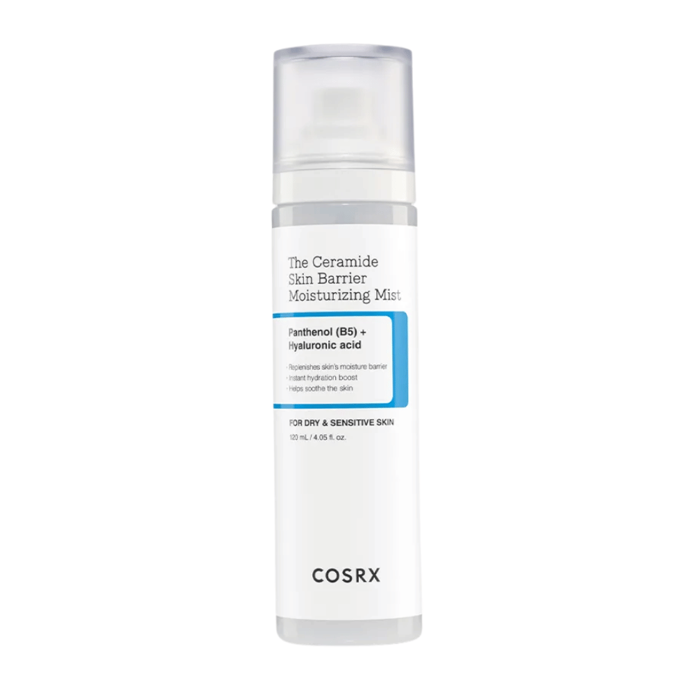 Immagine del prodotto di COSRX Ceramide Skin Barrier Moisturizing Mist - spray idratante con pantenolo e acido ialuronico.