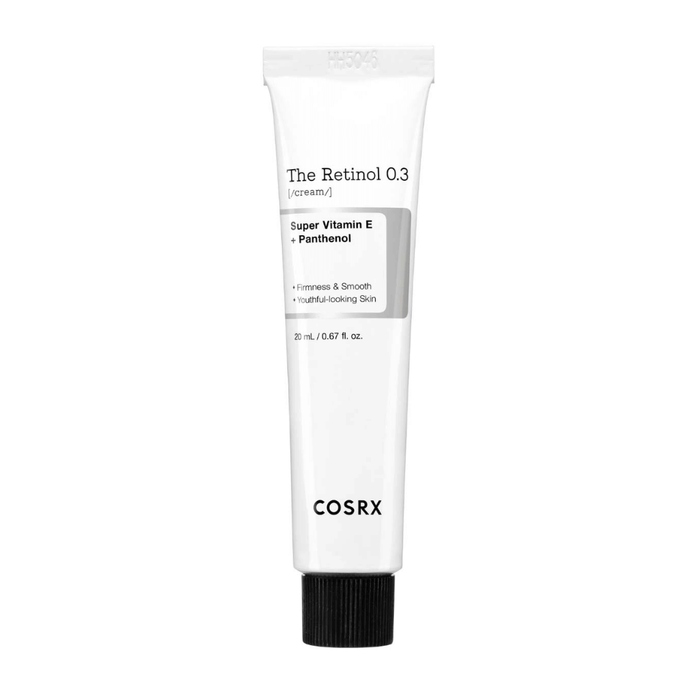 COSRX The Retinol 0.3 Cream contiene lo 0,3% di retinolo puro, che migliora la compattezza della pelle e riduce la visibilità delle linee sottili. Arricchito con super vitamina E e pantenolo, dona una pelle morbida e giovanile. Una soluzione perfetta per chi vuole combattere i segni dell'invecchiamento e idratare efficacemente la pelle.