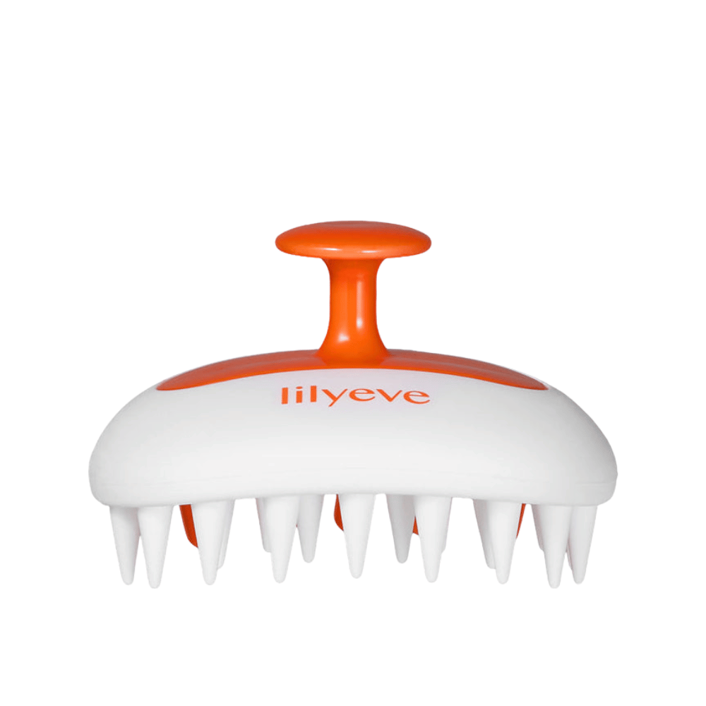 LILYEVE Two-Way Gua Sha Brush spazzola in silicone per il cuoio capelluto per pulizia, massaggio e rilassamento