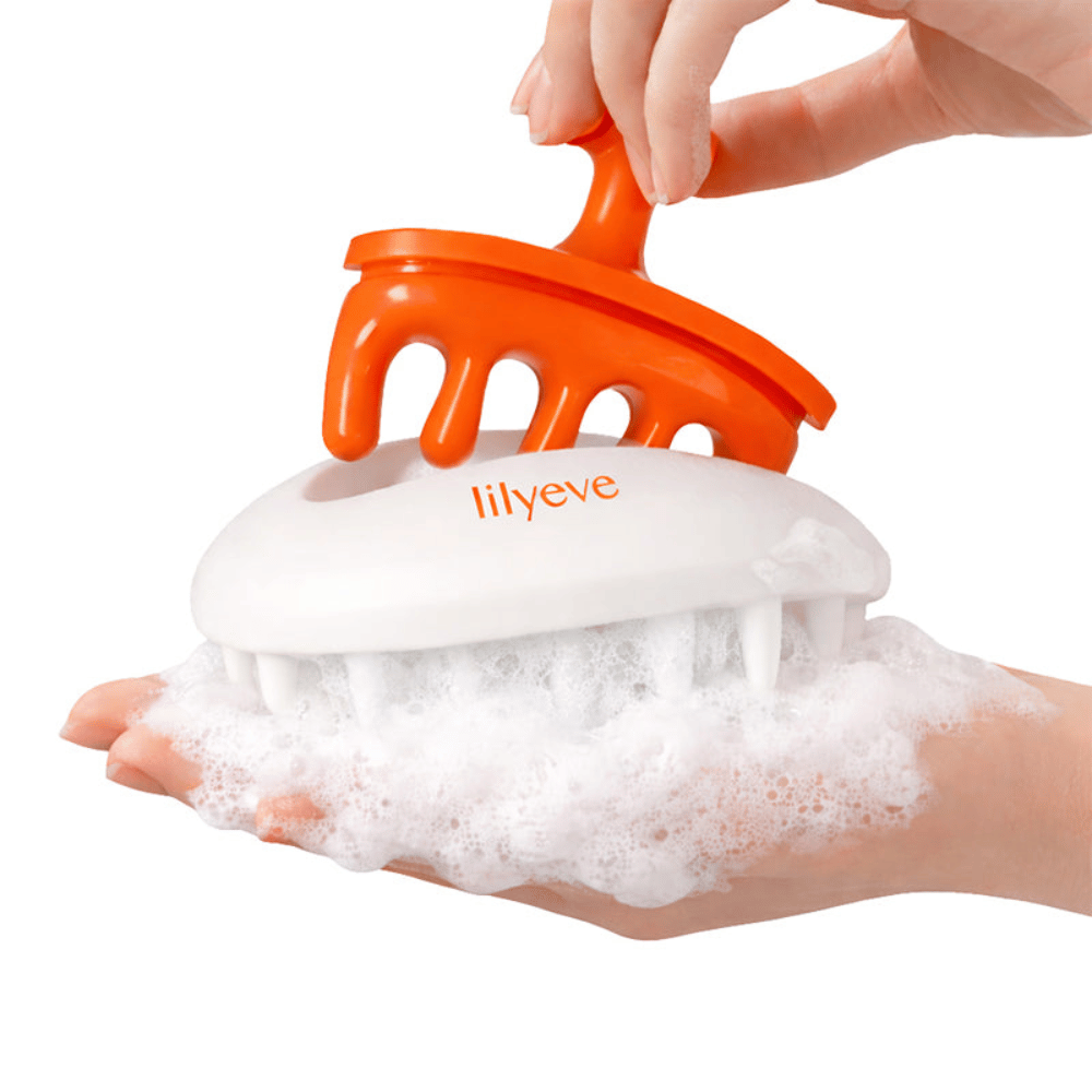 LILYEVE Two-Way Gua Sha Brush con funzione di massaggio e gua sha per la cura del cuoio capelluto