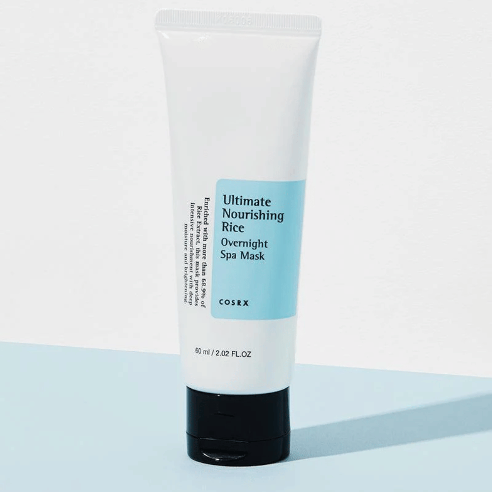 COSRX Ultimate Nourishing Rice Overnight Spa Mask 60 ml maschera notte con estratto di riso per idratazione intensa e luminosità