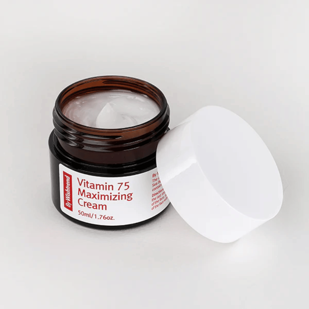 By Wishtrend Vitamin 75 Maximizing Cream crema viso con olivello spinoso che idrata la pelle e dona un incarnato più uniforme e una luminosità naturale.