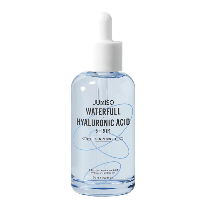 Jumiso Waterfull Hyaluronic Acid Serum 50 ml – siero all'acido ialuronico 3-Complex per pelle secca, sensibile e disidratata
