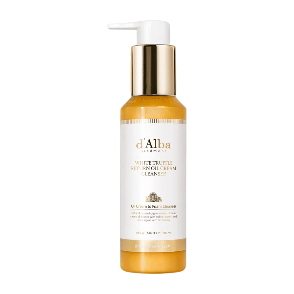 d'Alba White Truffle Return Oil Cream Cleanser è una crema detergente nutriente e idratante con estratto di tartufo bianco. La formula innovativa si trasforma da crema a schiuma, fornendo una pulizia profonda mantenendo l'equilibrio naturale dell'umidità della pelle.
