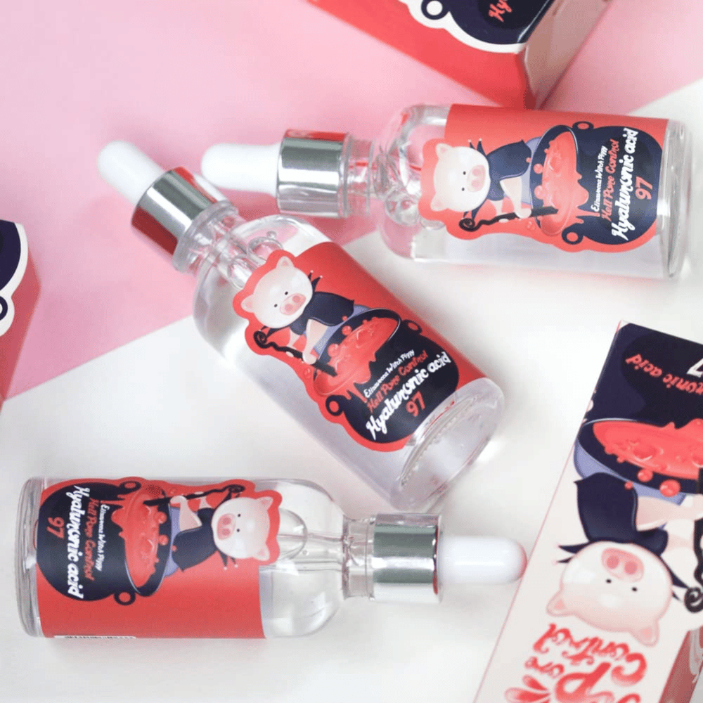 Elizavecca Witch Piggy Hyaluronic Acid 97 siero in gruppo, siero idratante coreano per pelle secca, pelle disidratata e migliorata elasticità della pelle.