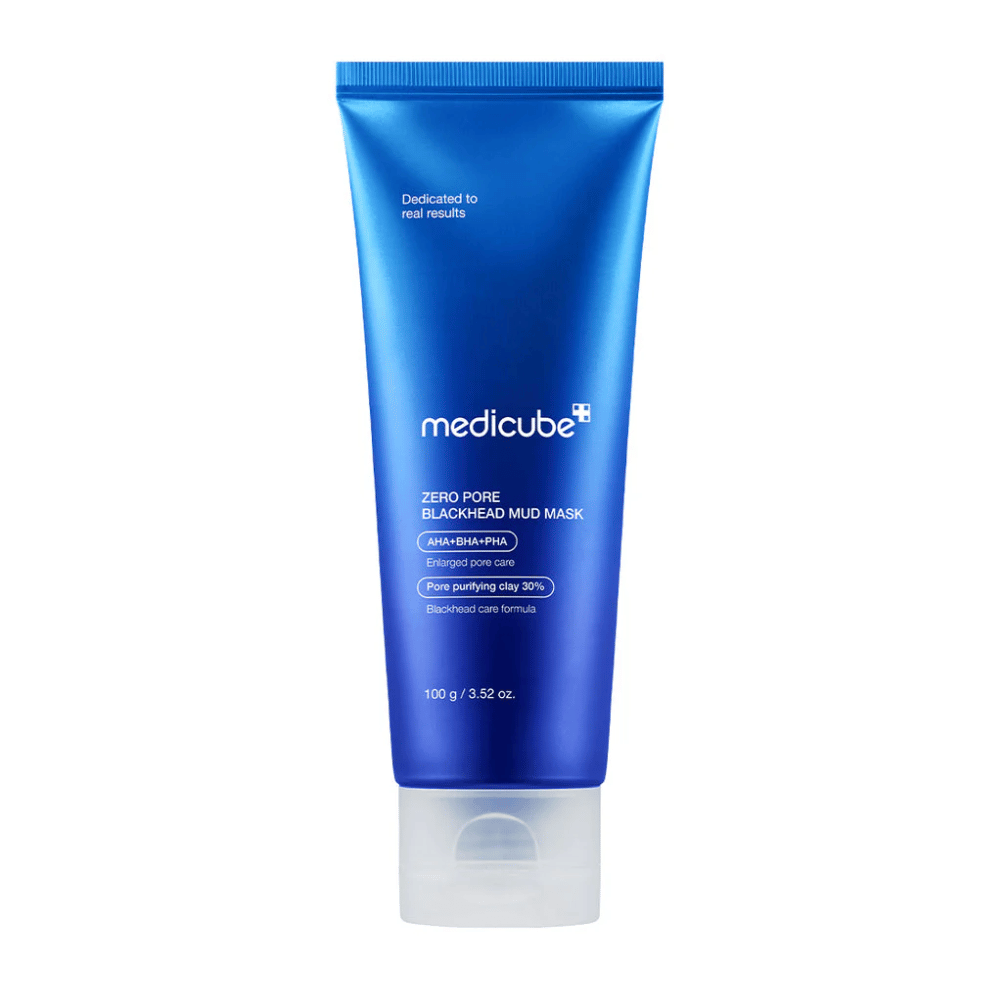 Immagine del prodotto di Medicube Zero Pore Blackhead Mud Mask, confezione da 100 g.