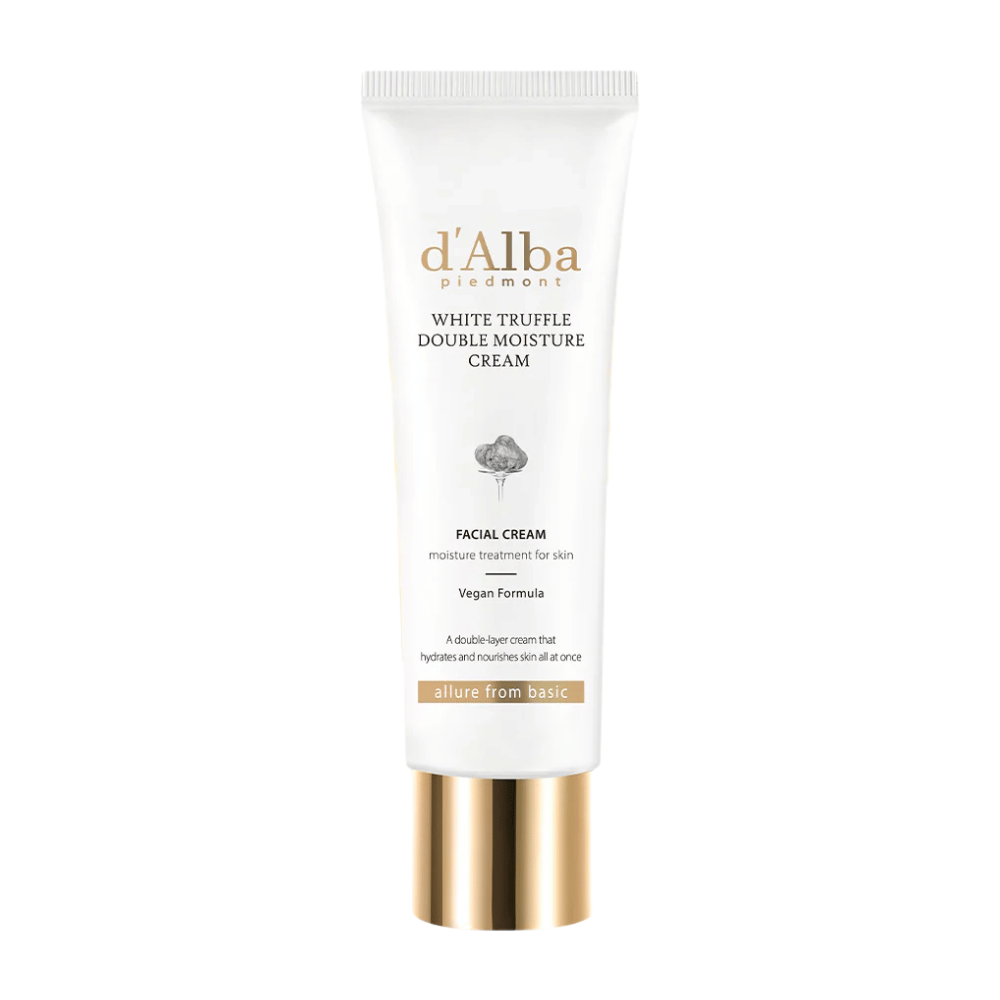 d'Alba White Truffle Double Moisture Cream è una crema viso con formula vegana, appositamente studiata per offrire idratazione profonda e nutrimento alla pelle. La doppia formula offre idratazione duratura e supporta l'equilibrio naturale della pelle per una pelle radiosa.