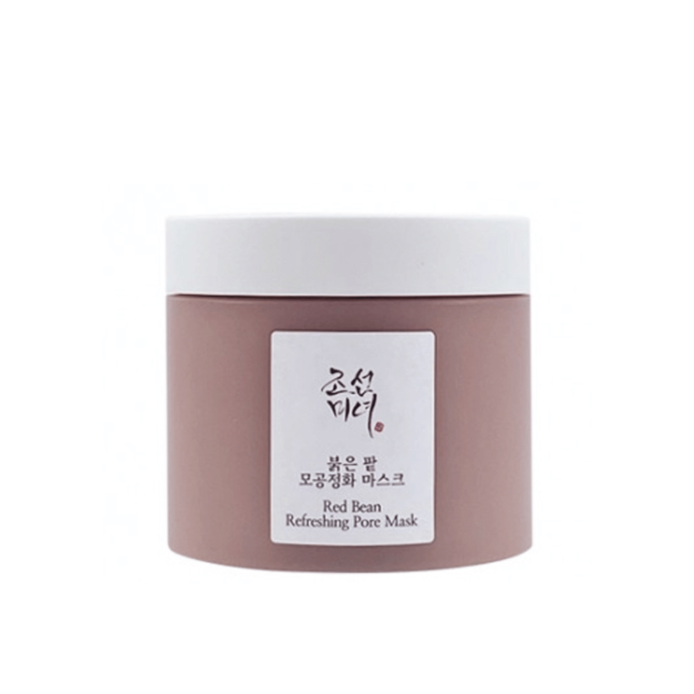 Un barattolo con Beauty of Joseon Red Bean Refreshing Pore Mask 140ml su sfondo bianco.