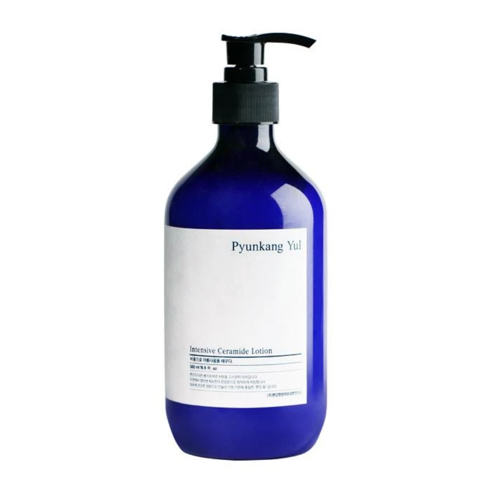 Una bottiglia Pyunkang Yul Intensive Ceramide Lotion 500ml.