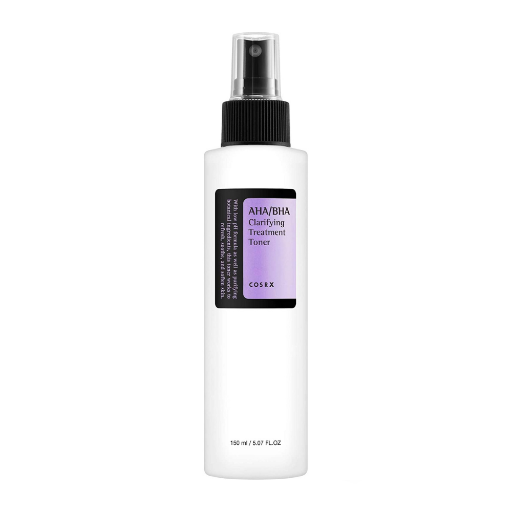 COSRX AHA/BHA Clarifying Treatment Toner 150ml esfolia e tratta efficacemente i punti neri.