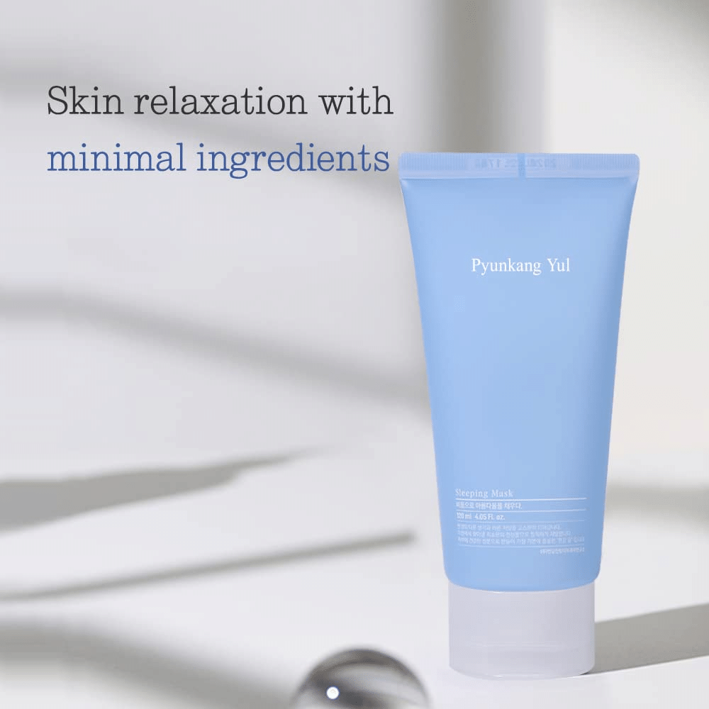 Rilassamento e idratazione della pelle con Pyunkang Yul Sleeping Mask 120ml per una pelle riposata.