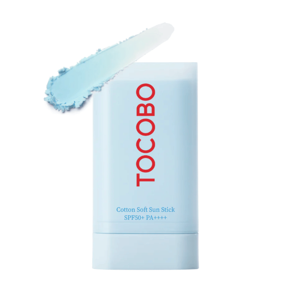 Un tubetto di TOCOBOs Cotton Soft Sun Stick SPF50+ PA++++ 19g.